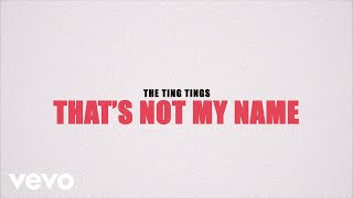 The Ting Tings - That&#39;s Not My Name (Official Lyric Video)