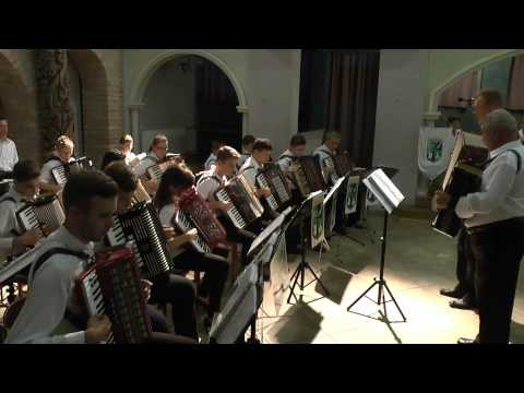 2015 HARMONIKAJUGENDAUSWAHLORCHESTER  DEUTSCHE BRÜDER MARSCH