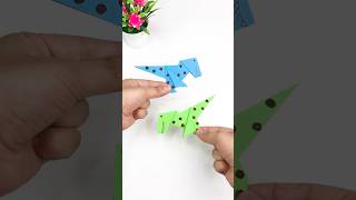 Easy Origami Dinosaur Tutorial | Cute Paper Craft for Kids and Beginners
