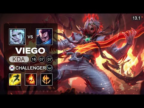Viego vs Yasuo Mid - KR GrandMaster - Patch 13.1 Season 13