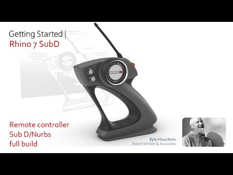 Getting Started Rhino 7 windows -Build an RD controller using SubD and Nurbs.