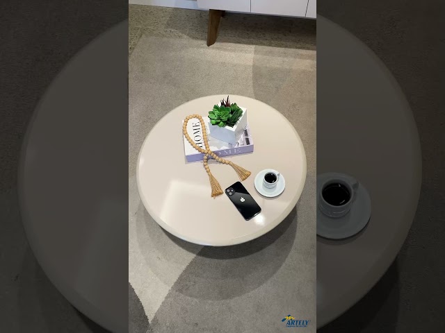 Mesa de Centro Jade Off White C/Pinho - Artely