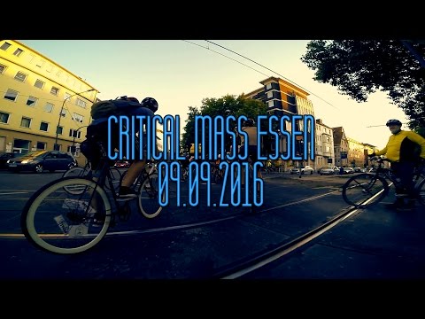 Critical Mass Essen ► 09. September 2016 [FULL HD] #velobande