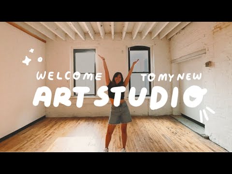 Umzug in mein NEUES Kunststudio ✿ Q&A-Künstler-Vlog