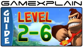 Donkey Kong Country Returns 3D: Blowhole Bound 2-6 (Puzzle Pieces, KONG Letters Guide, Walkthrough)