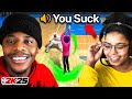 NBA 2K25 But My Girlfriend Talks While I Play THEY CRASHED OUT