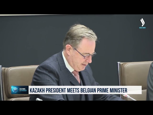 Kazakh President meets Belgian Prime Minister
