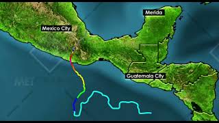 Track of Major Hurricane Otis (2023)
