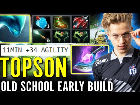 TOPSON [Morphling] Old School Build is back!!! 11MIN +34 AGILITY Crazy Stats Early Game Dota 2 Pro