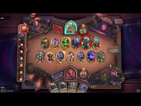 Hearthstone Battlegrounds - Funny Mech + Fish of N'Zoth Combo (LITERALLY UNBEATABLE)
