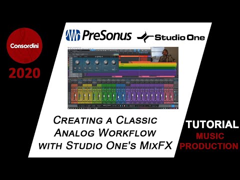 Creating a Classic Analog Workflow with Studio One's MixFX - Music Production Tutorial