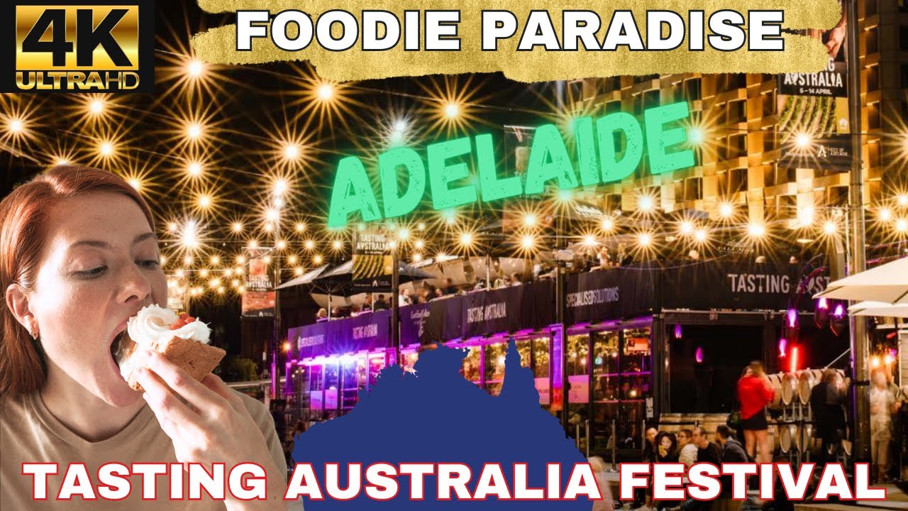 Soak in the culinary festival experience at Tasting Australia.