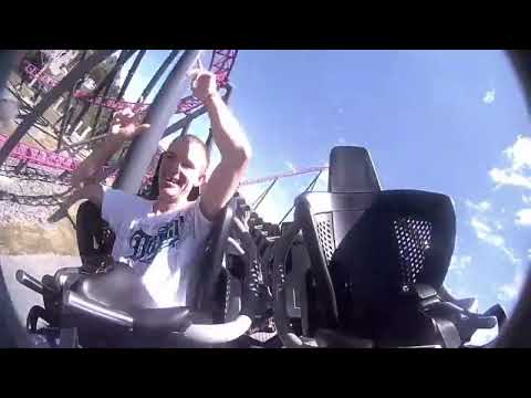 DC Rivals HyperCoaster BACKWARDS With NO Hands | Movie World Gold Coast Australia 
