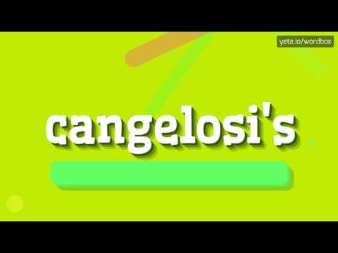 CANGELOSI'S - HOW TO PRONOUNCE IT!?