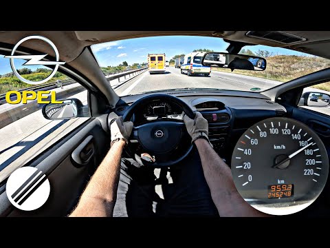 Thumbnail for 2001 OPEL CORSA C 1.0 TOP SPEED DRIVE ON GERMAN AUTOBAHN 🏎 by Opel, Car