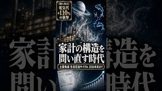 電気代が家計を壊す——土星魚座が迫る「エネルギーとお金の使い方」の見直し #天象羅針盤 #惑星サイクル #天象貴方ノ羅針盤