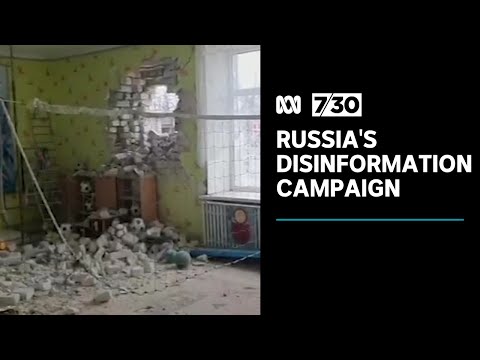 Russia's disinformation campaign on Ukraine | 7.30