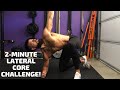 2-MINUTE LATERAL CORE CHALLENGE! | BJ Gaddour Abs Core Workout Obliques Shoulders Exercises