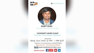 Microsoft Azure Cloud - LetUsTalkIt Webinars