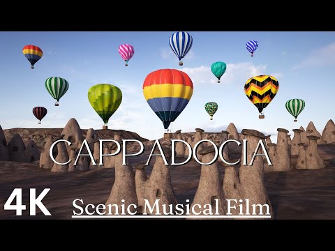 Cappadocia 4K - Scenic Musical Relaxation Film | Beautiful Scenery - Calming Music for Stress Relief