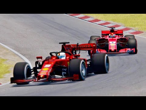 Ferrari F1 2019 vs Ferrari F1 2018 - Zandvoort