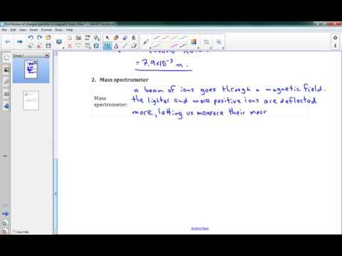 SPH4U 8.4 Motion of charged particles in magnetic fields