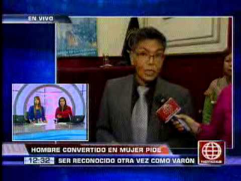 América Noticias: Transexual pide recuperar su identidad