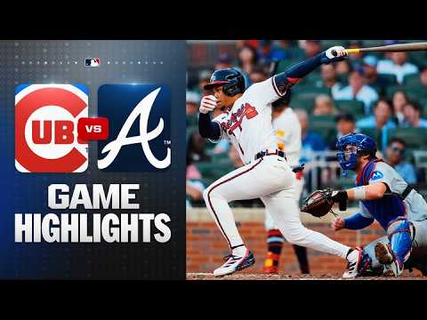 애틀랜타 VS 시카고컵스 4:1 MLB 스포츠하이라이트