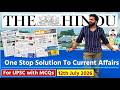 The Hindu Analysis Today 12 July 2026 The Hindu Newspaper Analysis Daily Current Affairs