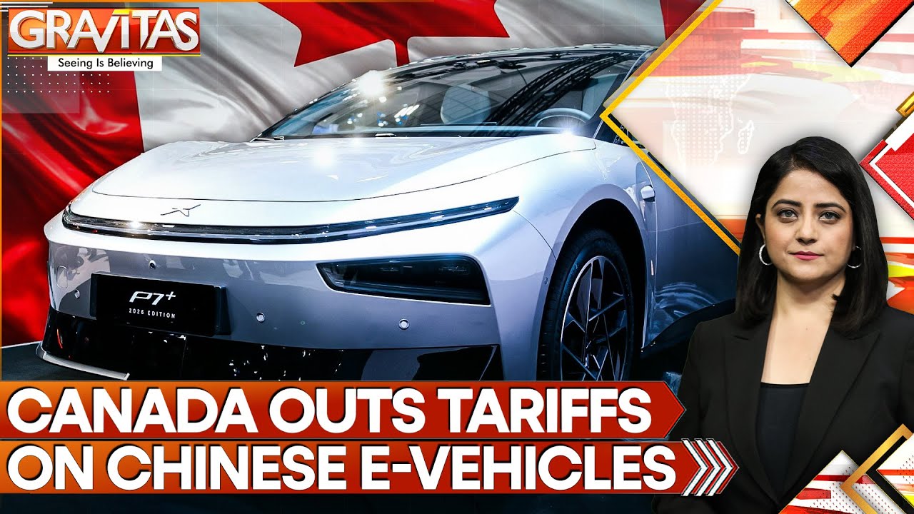 Breaking With U.S., Canada Agrees To Cut Tariff On Chinese EVs | GRAVITAS