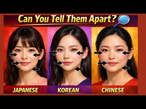 How to Tell Japanese, Korean, and Chinese Apart by Facial Features