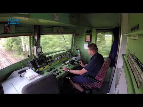 České Budějovice - Plzeň hlavní nádraží / POHLED NA PRÁCI STROJVEDOUCÍHO / HD KVALITA