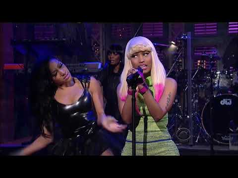 Nicki Minaj - Right Thru Me (Live @ The Late Show with David Letterman) (2010/11/18) 1080i HD