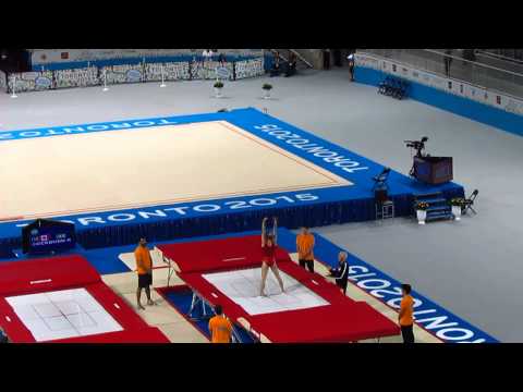 Karen Cockburn: Final Trampoline Performance at Pan Am Games 2015 [Bronze Medal]