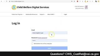 login tutorial cwds.ca.gov