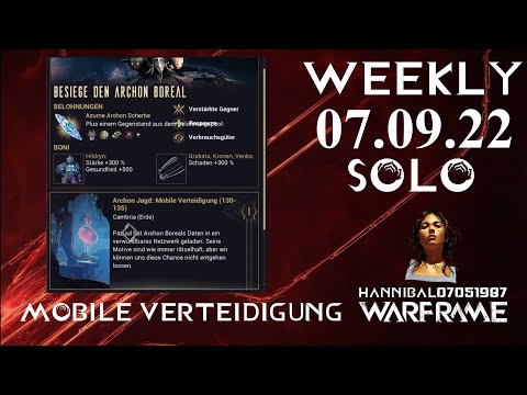 Warframe: Archon Jagd - Archon Boreal vom 07.09.22 - #01 [PS4][deutsch/german]
