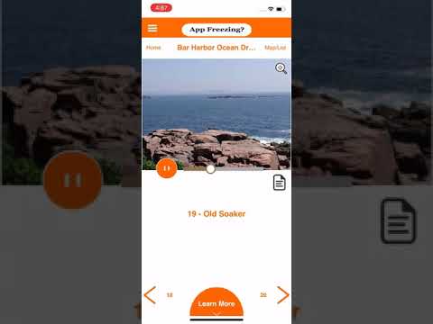 Acadia National Park GPS Tour Video