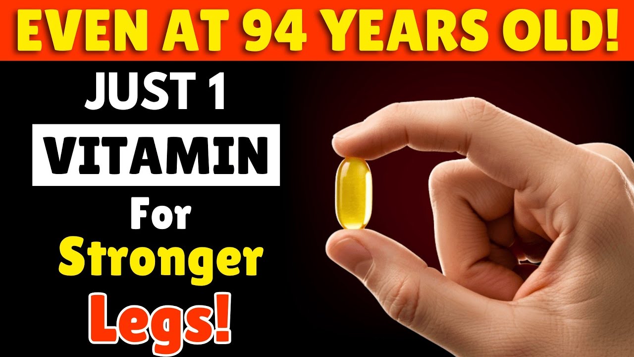 Just 1 Essential Vitamin to Keep Your Legs Strong in old age Even at 94! Senior Health, Elderly