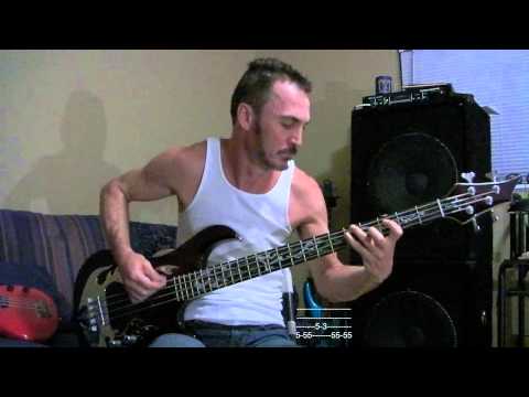 Foghat Slow Ride Bass Cover With Tabs Play Along Youtube Lesson Tablature