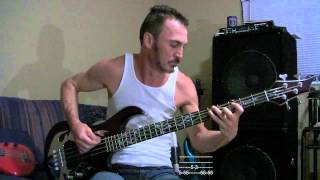 Foghat Slow Ride Bass Cover With Tabs Play Along Youtube Lesson Tablature