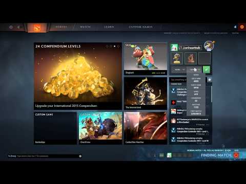 Dota 2 Reborn UI Overview (60fps)