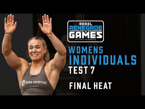 Individual Women's Test 7 FINAL HEAT - REBEL Renegade Games 2023 African CrossFit Semifinal.