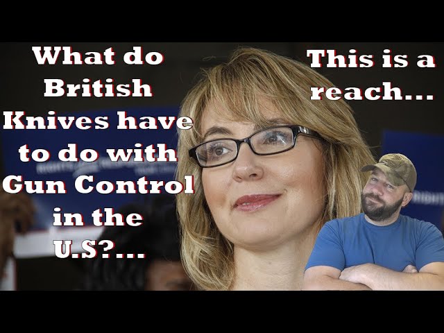 Gun Control Queen uses Knives in U.K to call for Gun Control in U.S... Impressive stretch here...