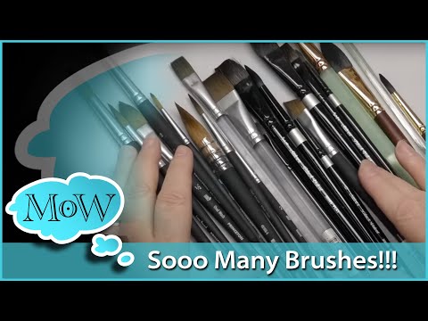 Is there a BEST Brush for Watercolor?! The Brushes I'm using 2023.