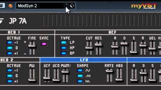 Video thumbnail for GTG JP 7A - Free VST - myVST Demo by myVST