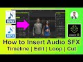 How To Insert Sound Effect Song MP3 WAV Into IClone 8 Time Line Cut Loop Repeat