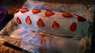 üçgen kek mozaik pasta yapımı