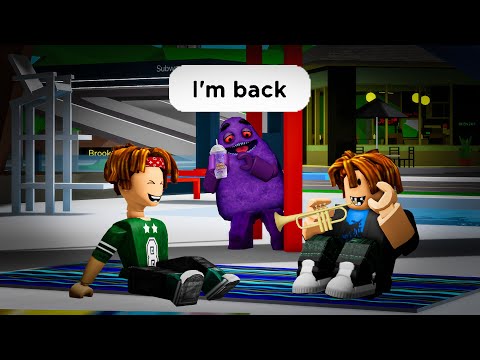 GRIMACE MILKSHAKE 3 🥛 (ROBLOX Brookhaven 🏡RP - FUNNY MOMENTS)