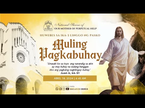 Baclaran Church:  Huwebes sa Ika-3 Linggo ng Pasko ng Muling Pagkabuhay