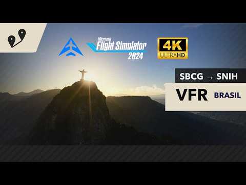 [Flight Simulator 2024] VFR - SBCG | SNIH - Campo Grande/Faz. Rio Negro - Online IVAO | BONANZA A36